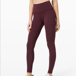 Lululemon 28” Wunder Under Pants Hi-Rise